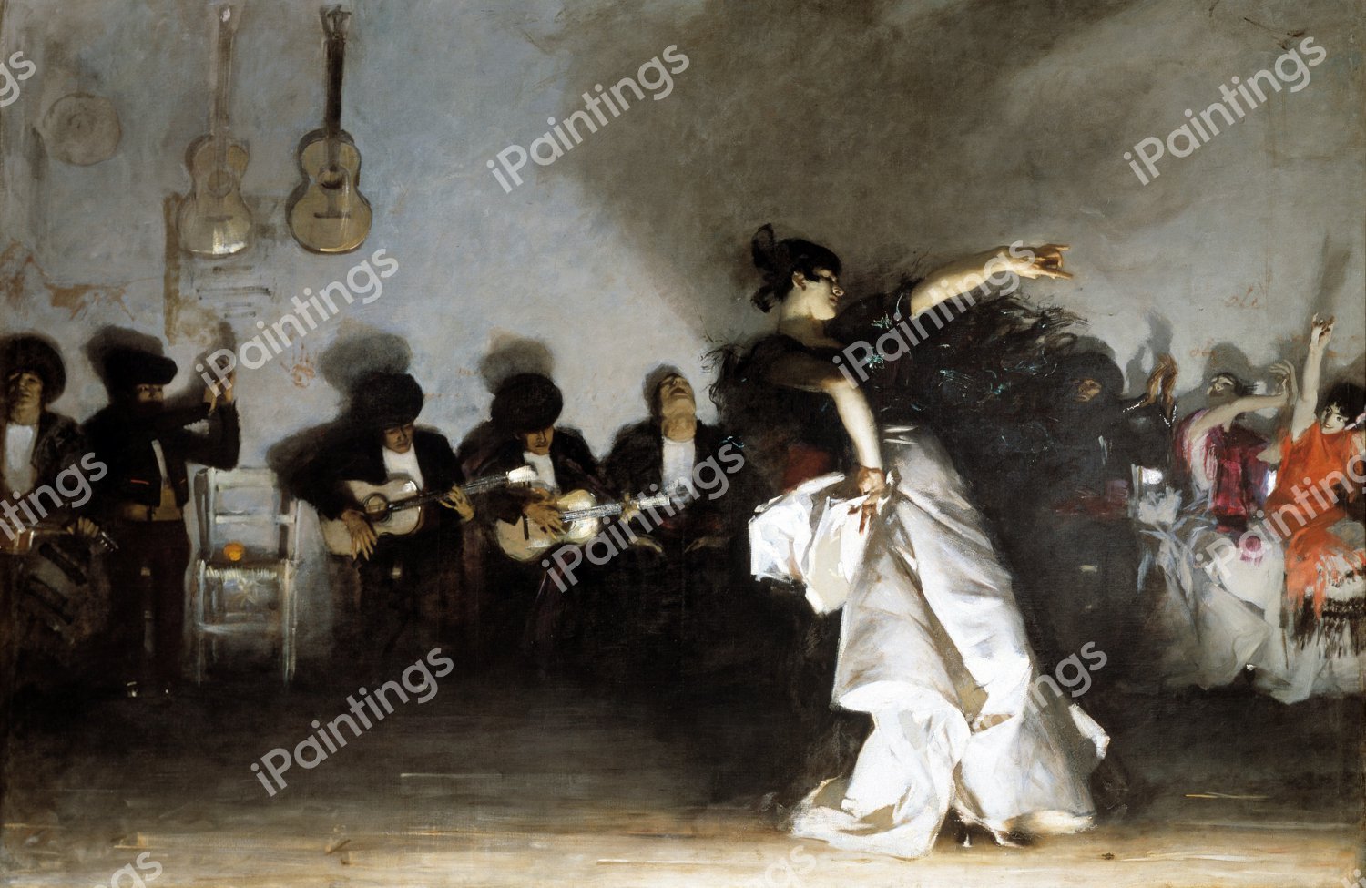 El Jaleo. The painting by John Singer Sargent