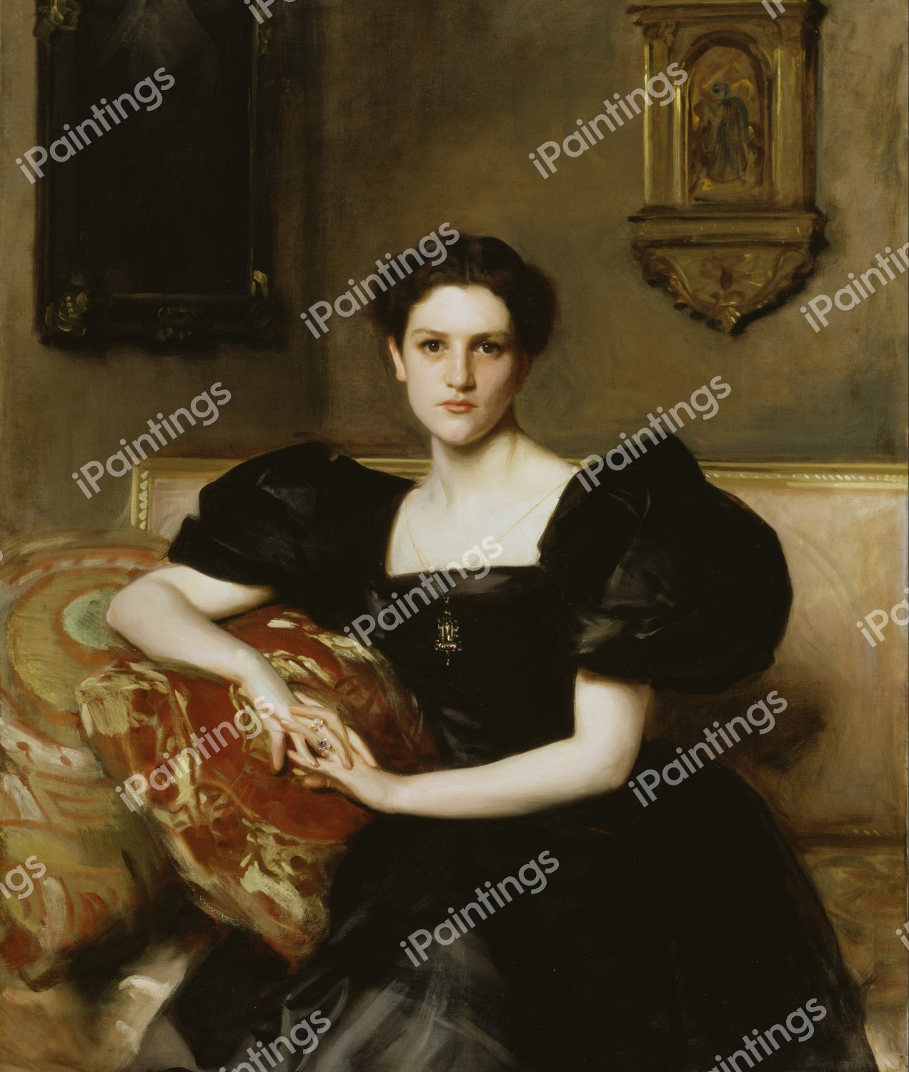 Elizabeth Winthrop Chanler (Mrs. John Jay Chapman). The painting by John Singer Sargent