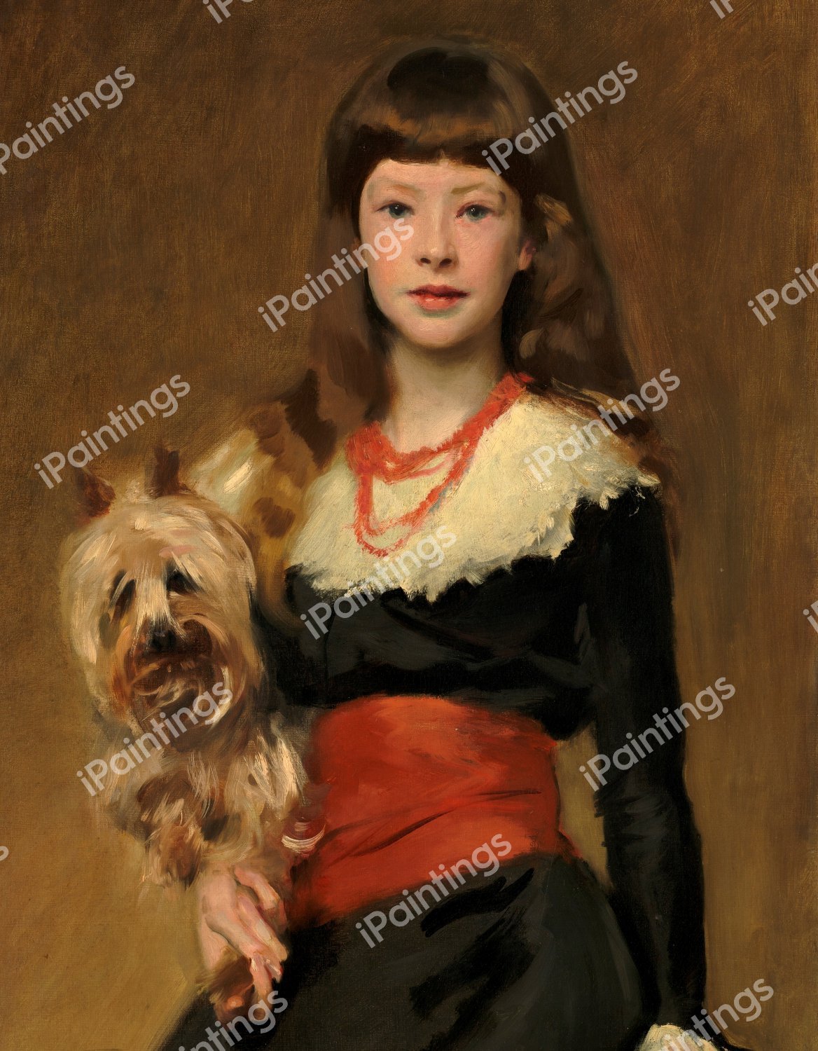 Miss Beatrice Townsend. The painting by John Singer Sargent