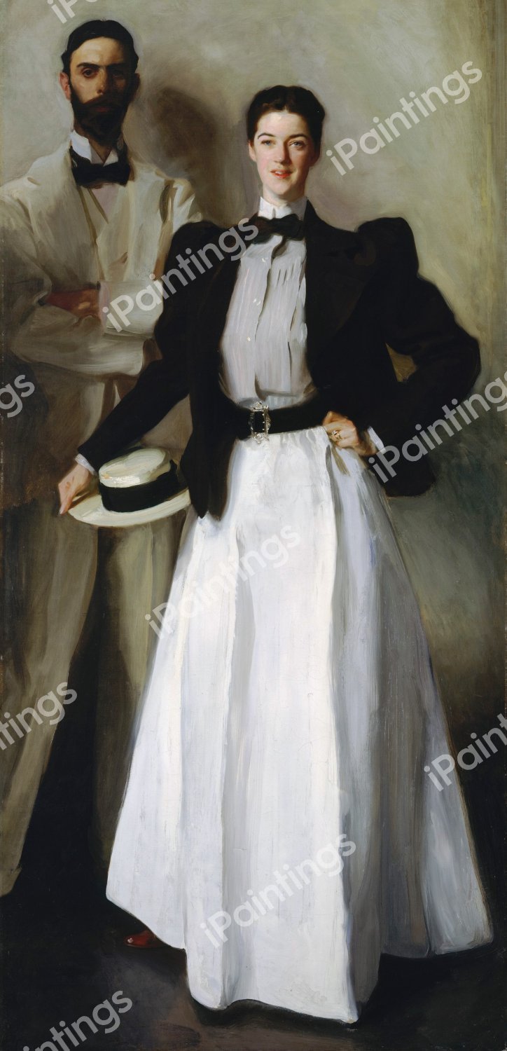 Mr. and Mrs. I. N. Phelps Stokes. The painting by John Singer Sargent