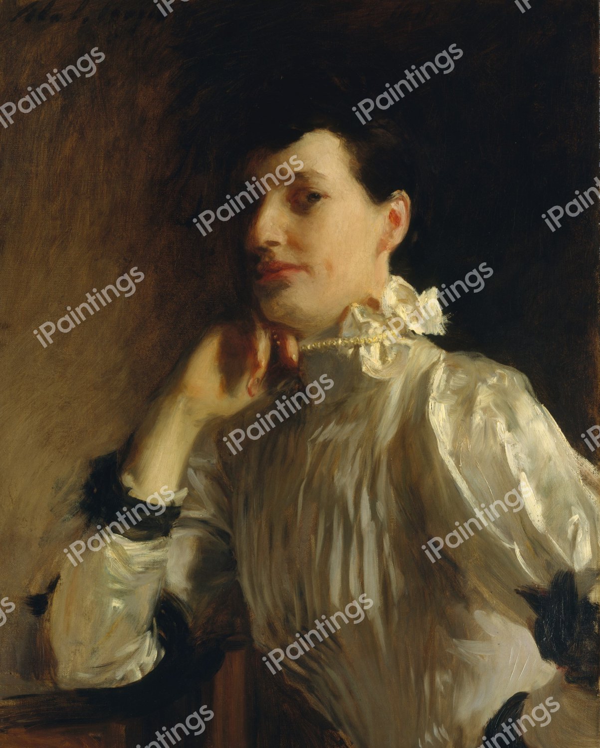 Mrs. Henry Galbraith Ward. The painting by John Singer Sargent