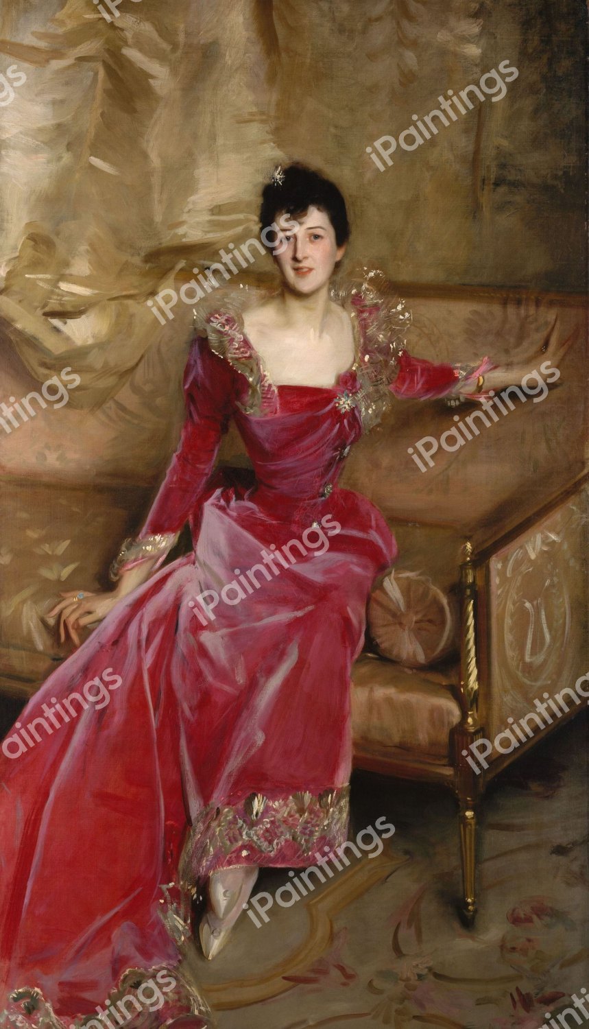 Mrs. Hugh Hammersley. The painting by John Singer Sargent