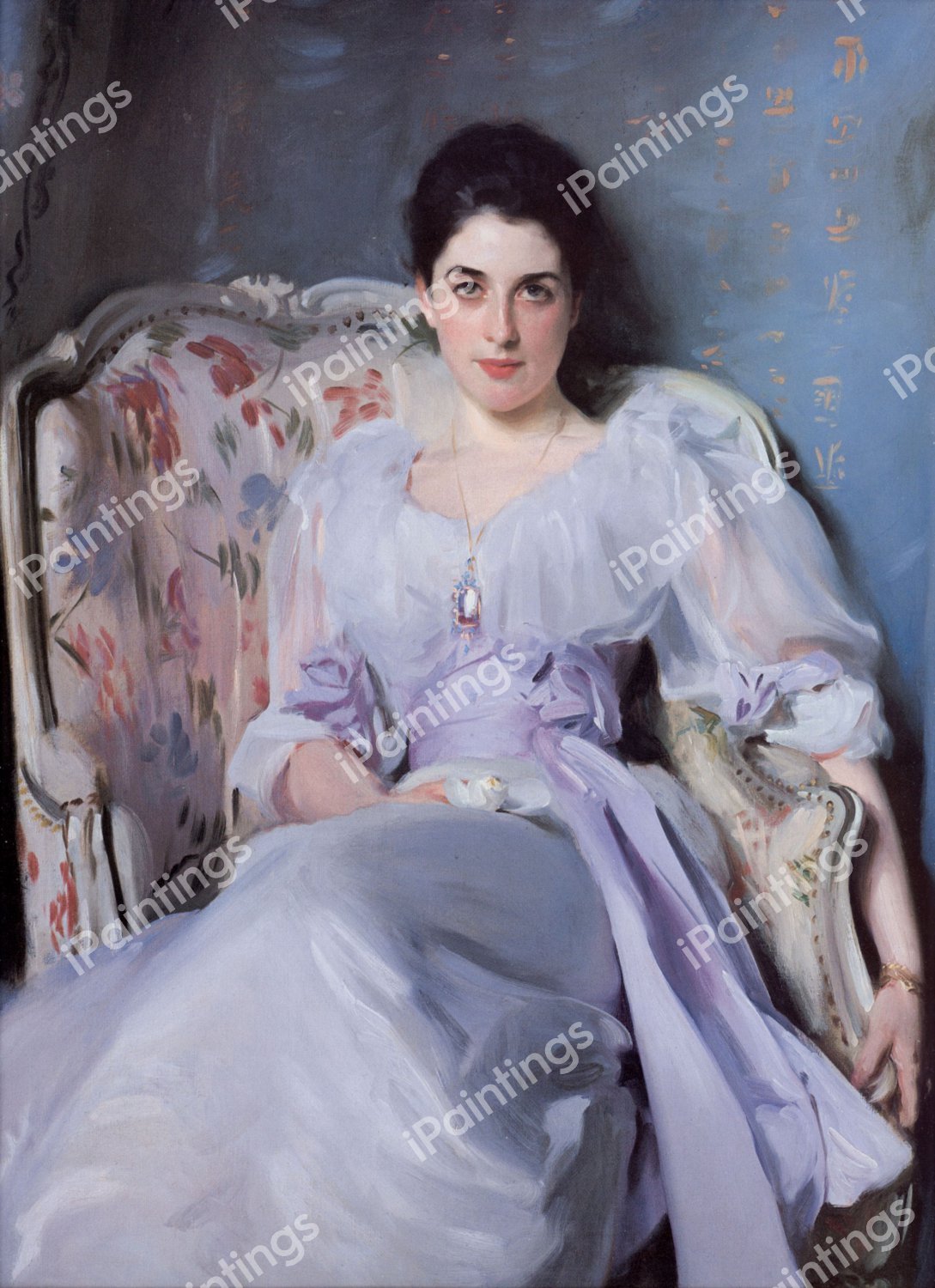 Portrait of Lady Agnew. The painting by John Singer Sargent