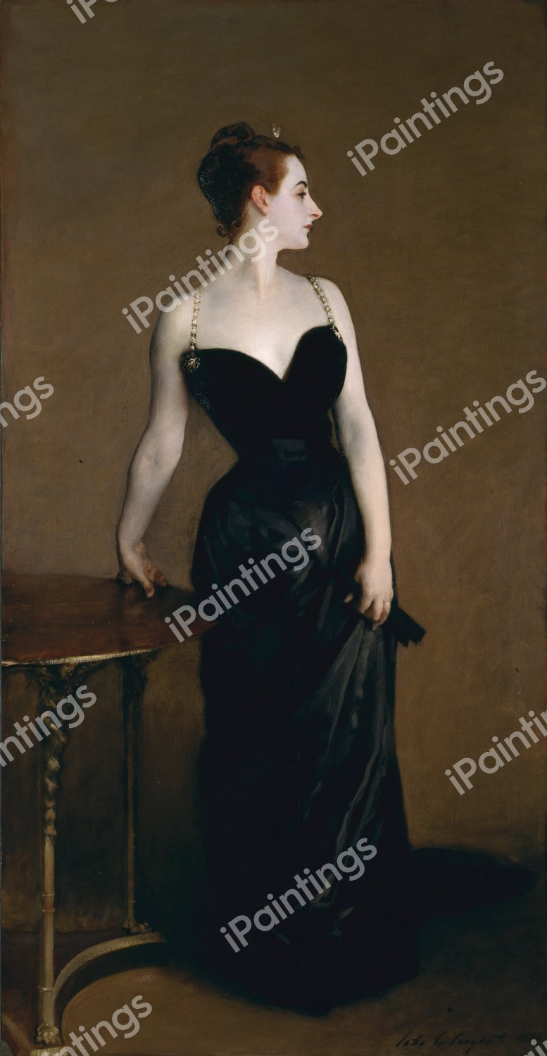 Portrait of Madame X (Madame Pierre Gautreau). The painting by John Singer Sargent