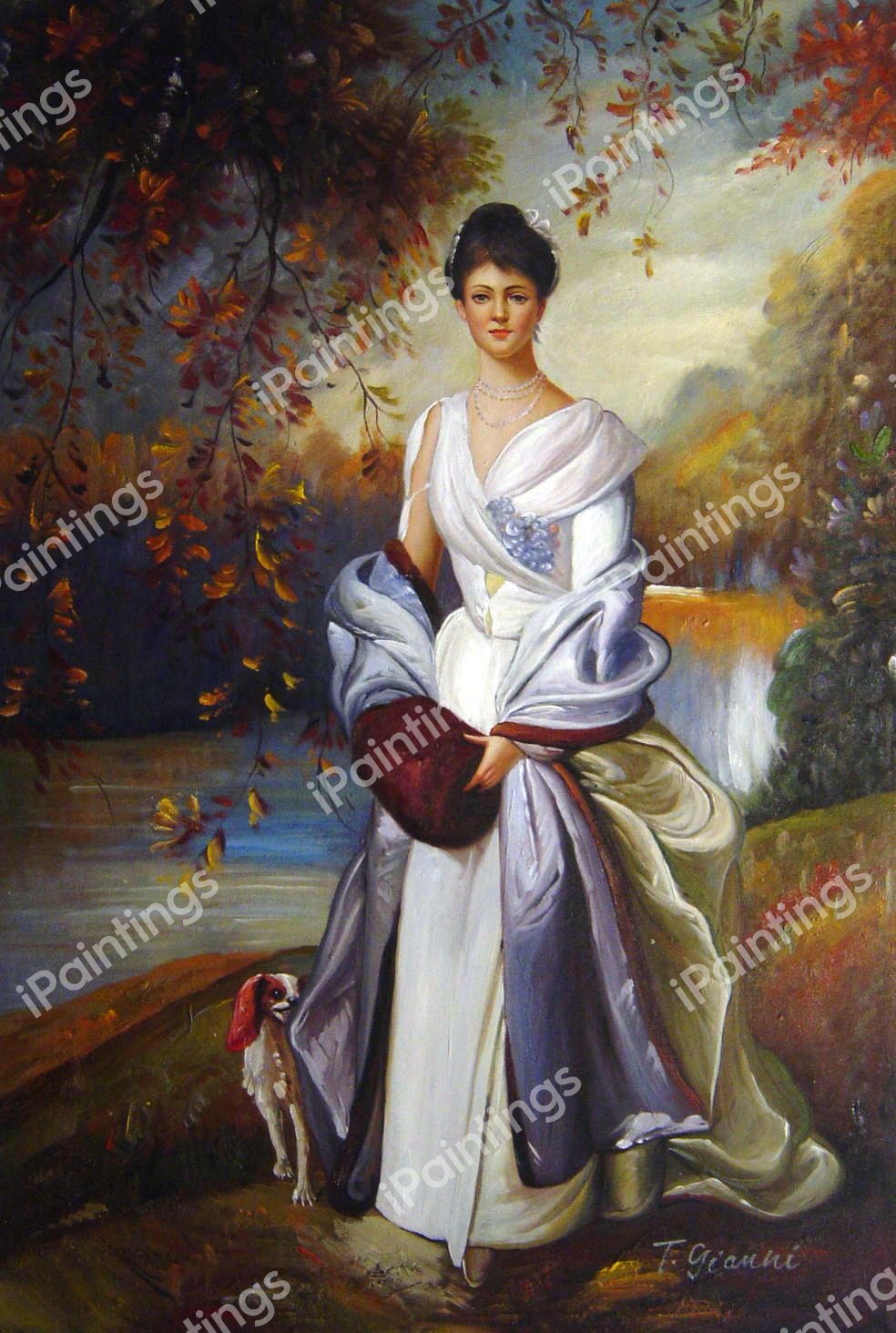 Portrait of Pauline Astor. The painting by John Singer Sargent