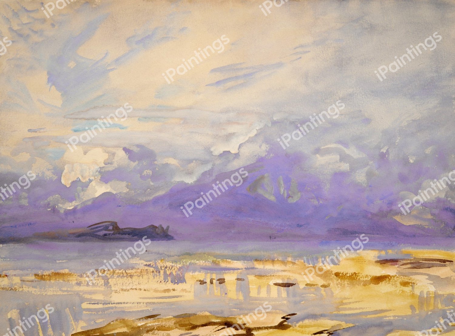 Sirmione. The painting by John Singer Sargent