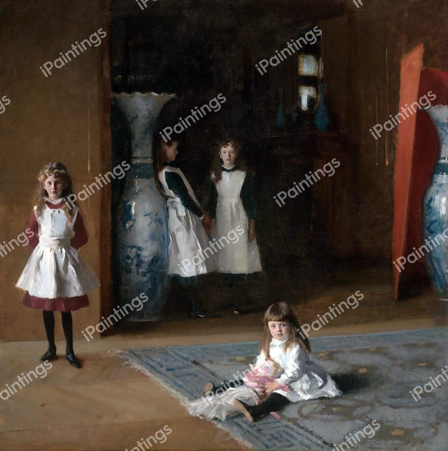 The Daughters of Edward Darley Boit. The painting by John Singer Sargent