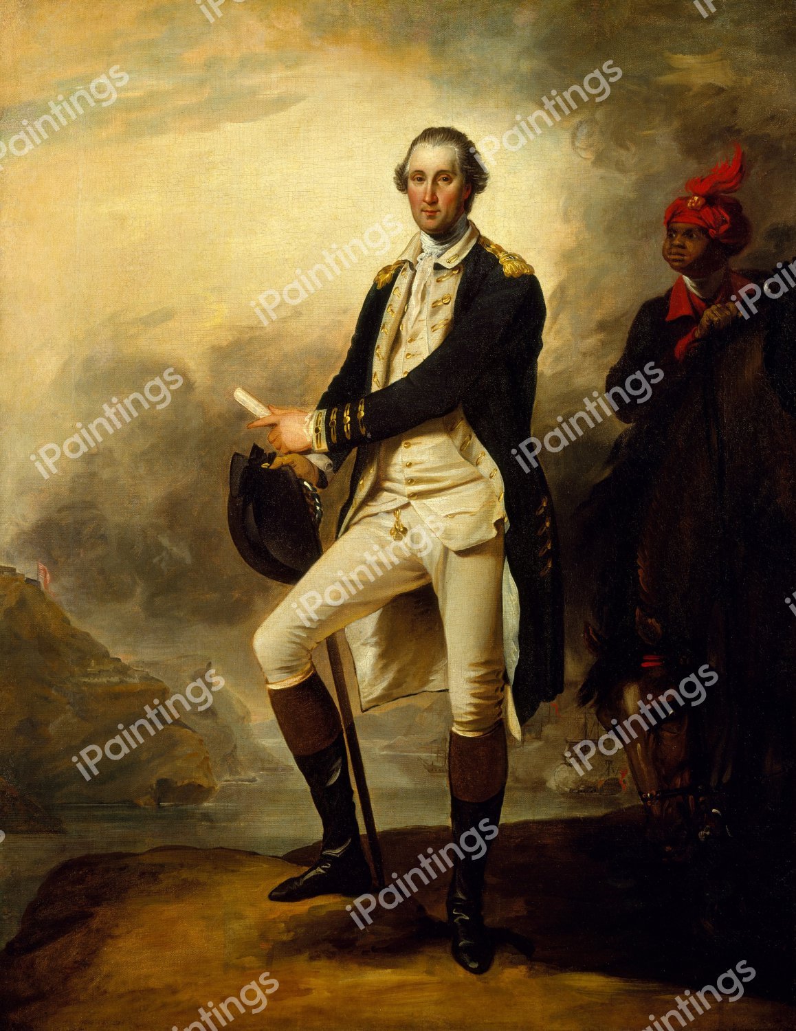 George Washington. The painting by John Trumbull
