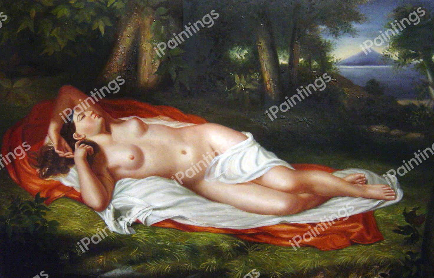 Adriadne Abandoned On The Island Of Naxos. The painting by John Vanderlyn