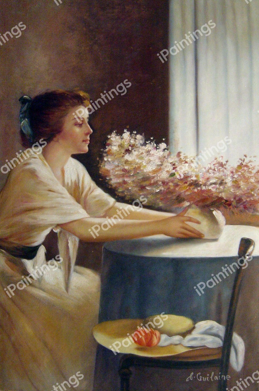 A Meadow Flower. The painting by John White Alexander