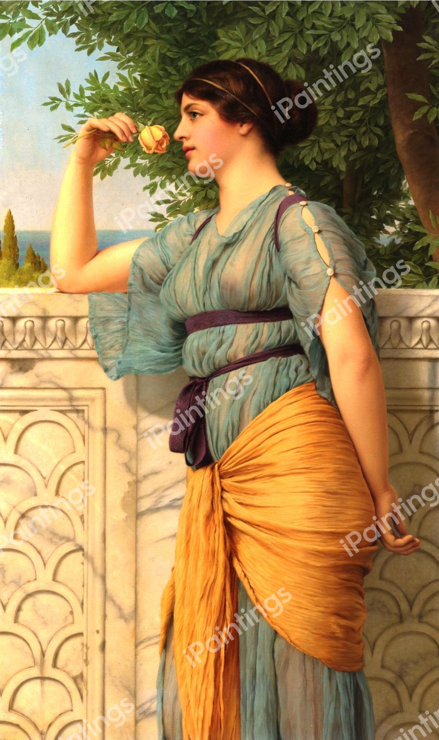 Memories. The painting by John William Godward