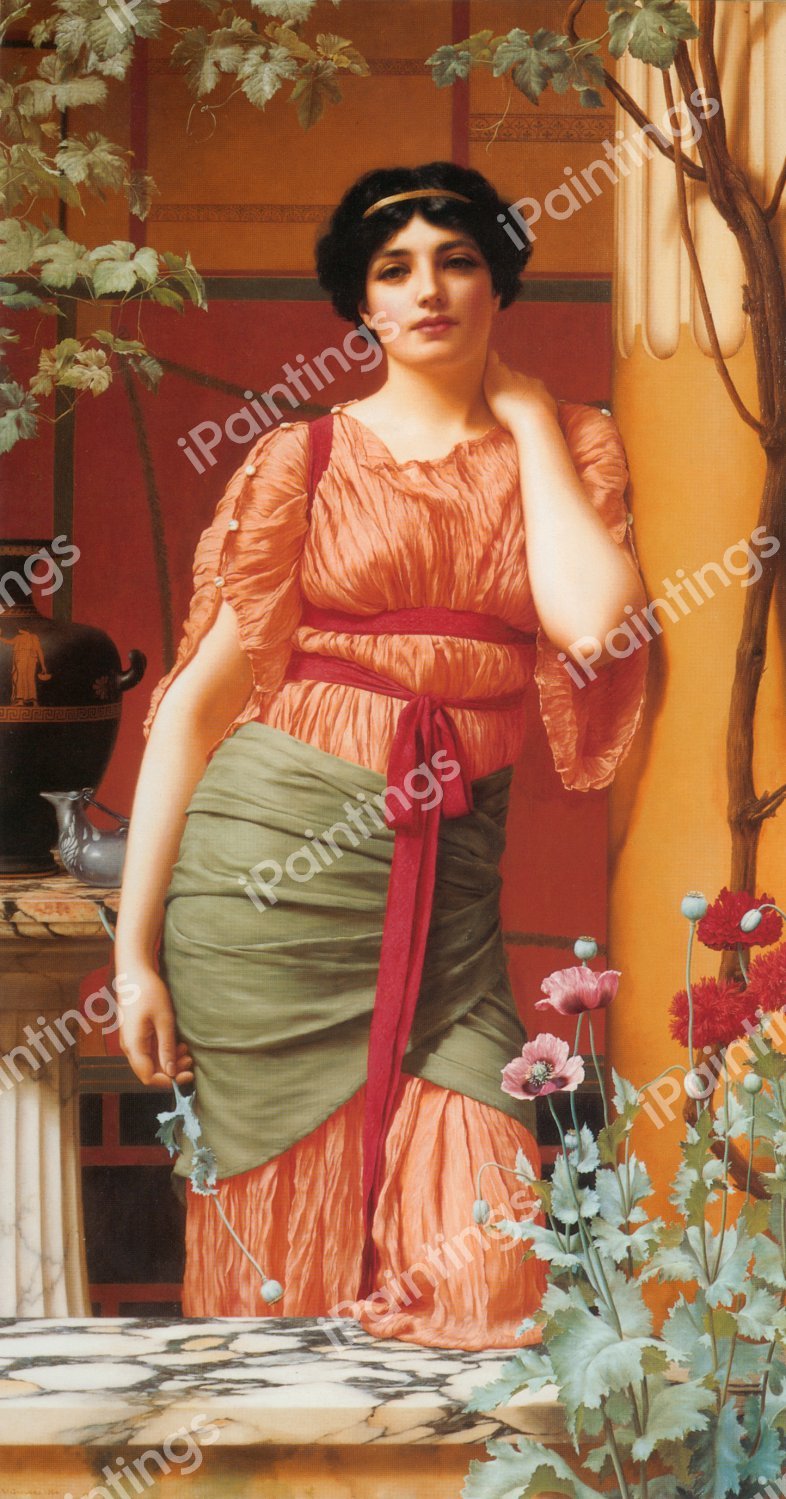 Portrait of Nerissa. The painting by John William Godward