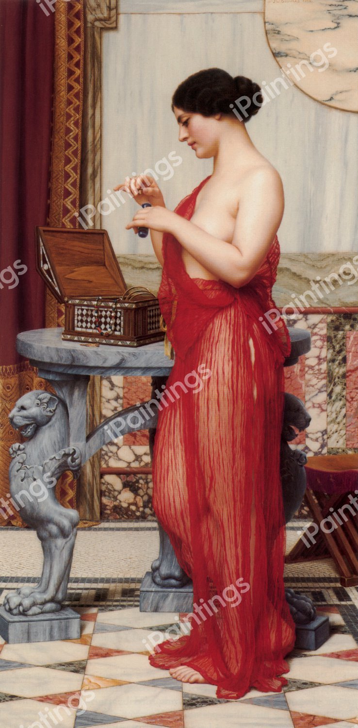 The New Perfume. The painting by John William Godward