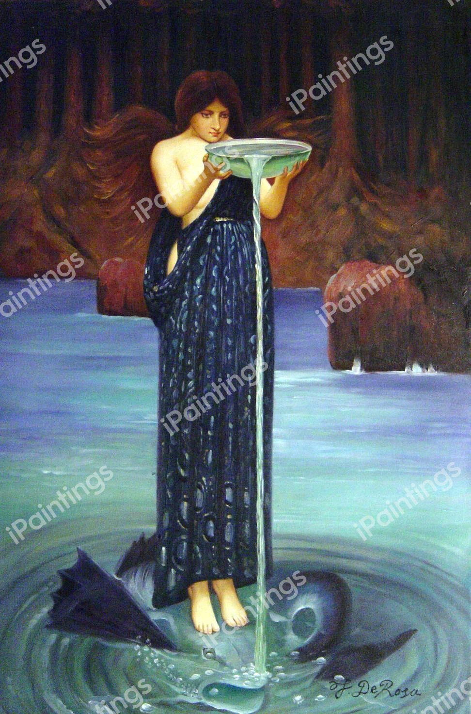 Circe Invidiosa. The painting by John William Waterhouse