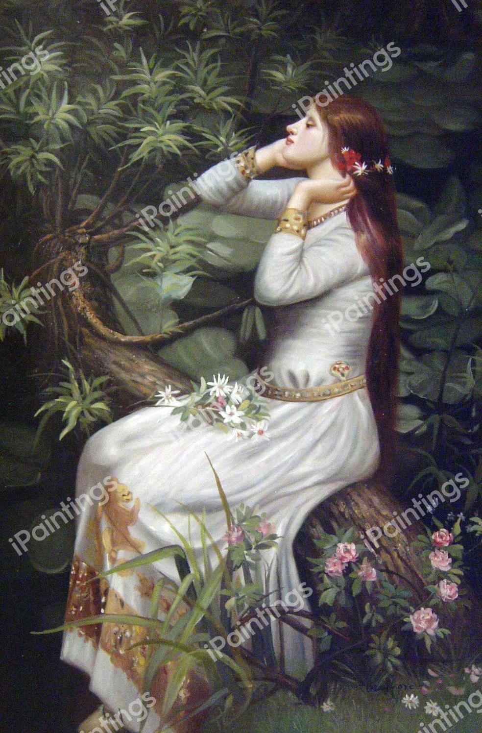 Ophelia. The painting by John William Waterhouse