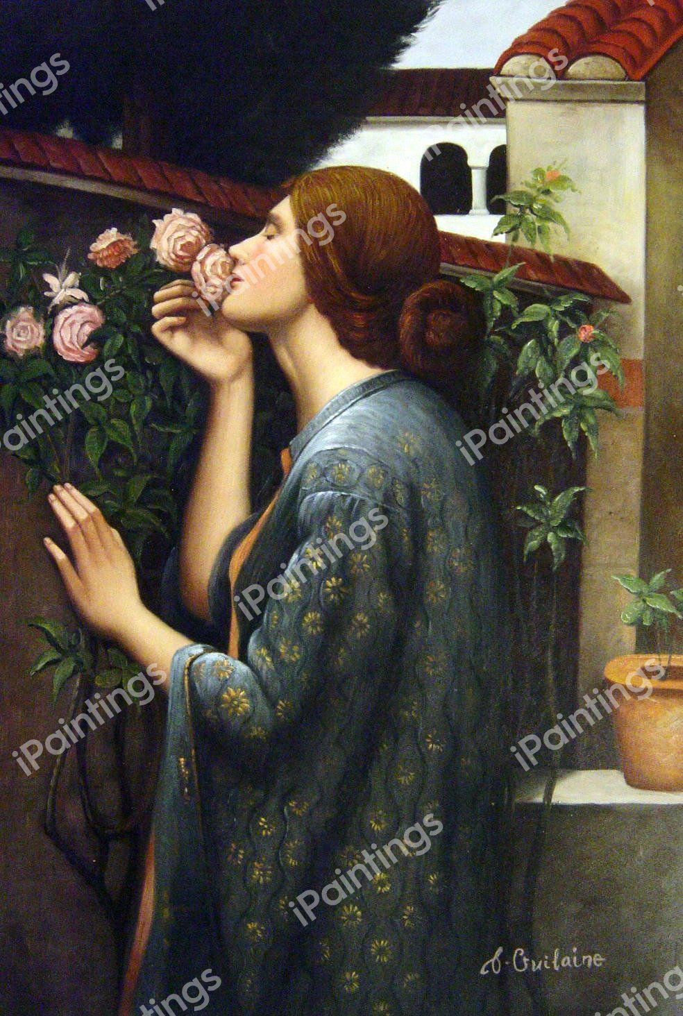 The Soul Of The Rose. The painting by John William Waterhouse
