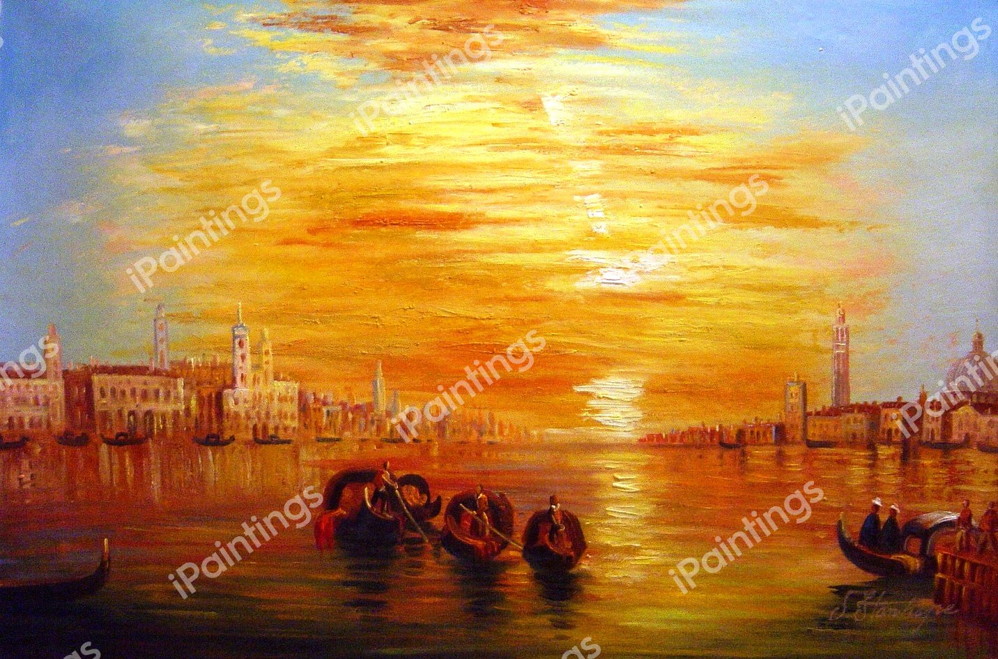 In the Morning, St. Martino. The painting by Joseph Mallard William Turner