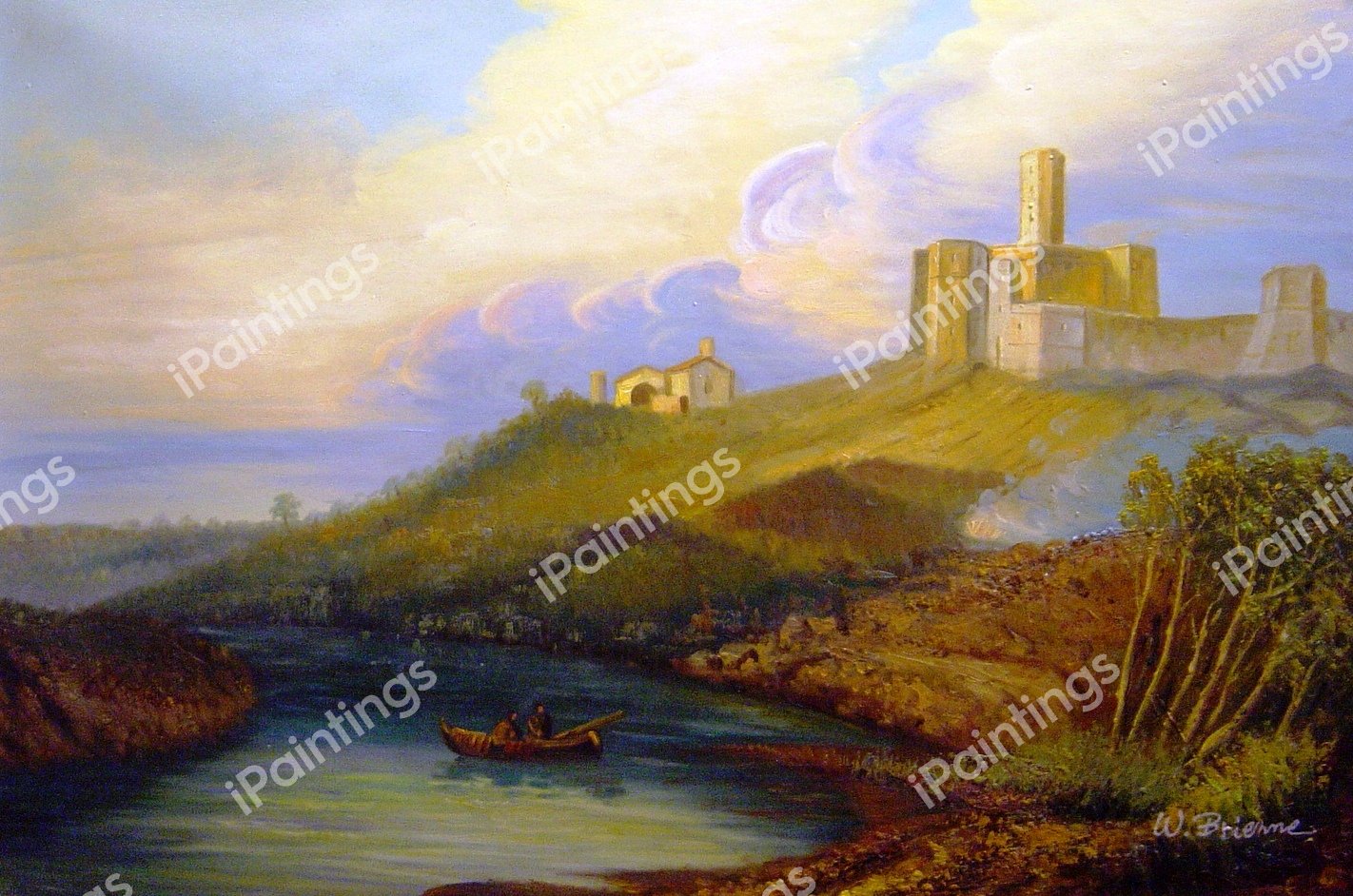 The Approaching Thunderstorm At Sunset. The painting by Joseph Mallard William Turner