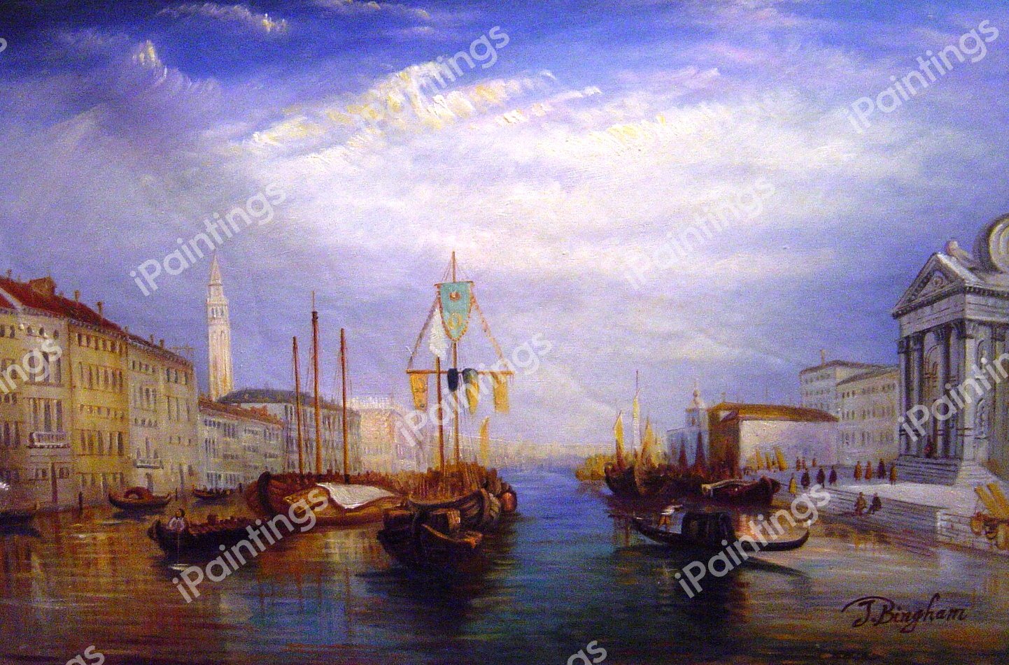 The Grand Canal - Venice. The painting by Joseph Mallard William Turner