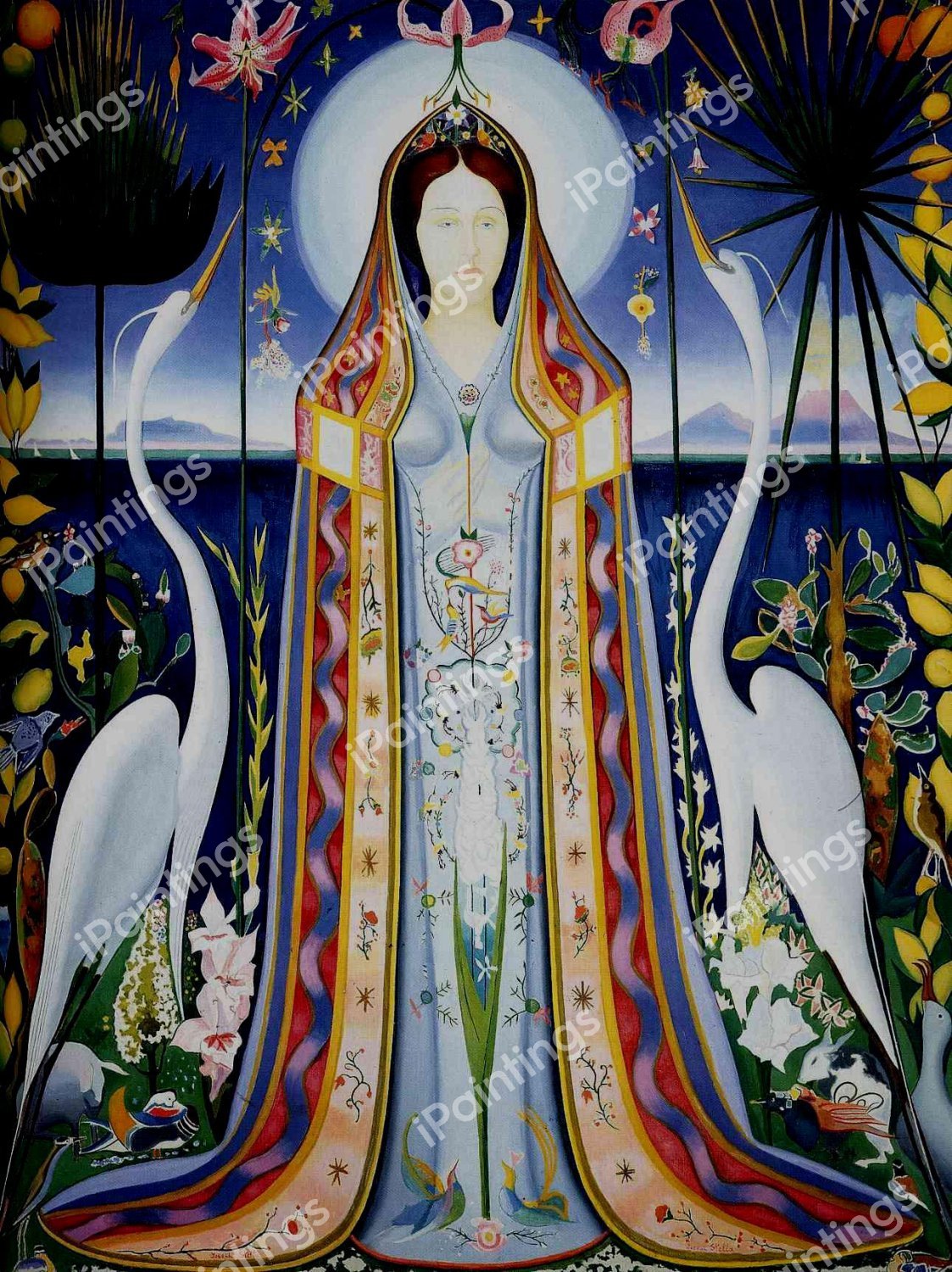 Purissima 1. The painting by Joseph Stella