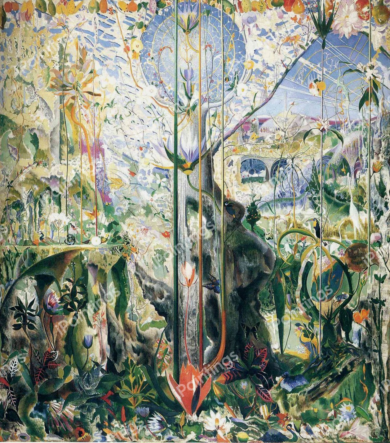 Tree of My Life. The painting by Joseph Stella