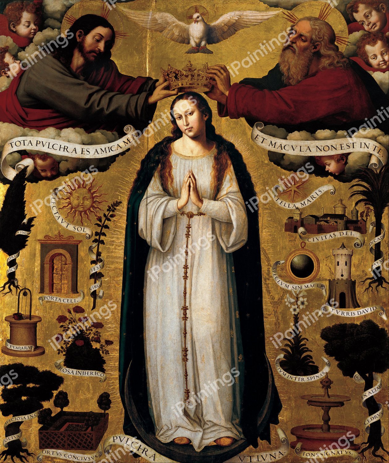 The Immaculate Conception. The painting by Juan De Juanes