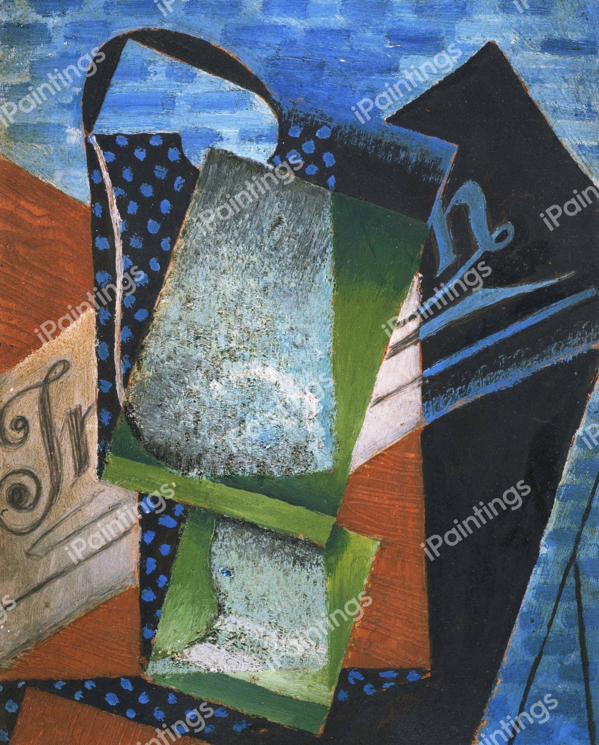 Abstraction. The painting by Juan Gris