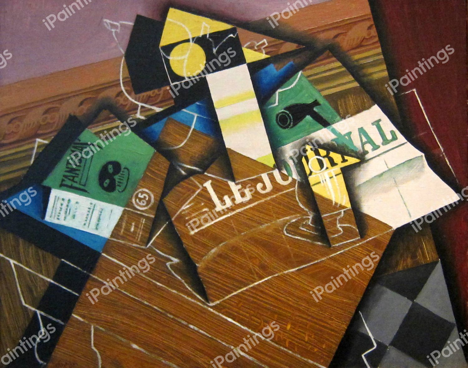 Fantomas. The painting by Juan Gris