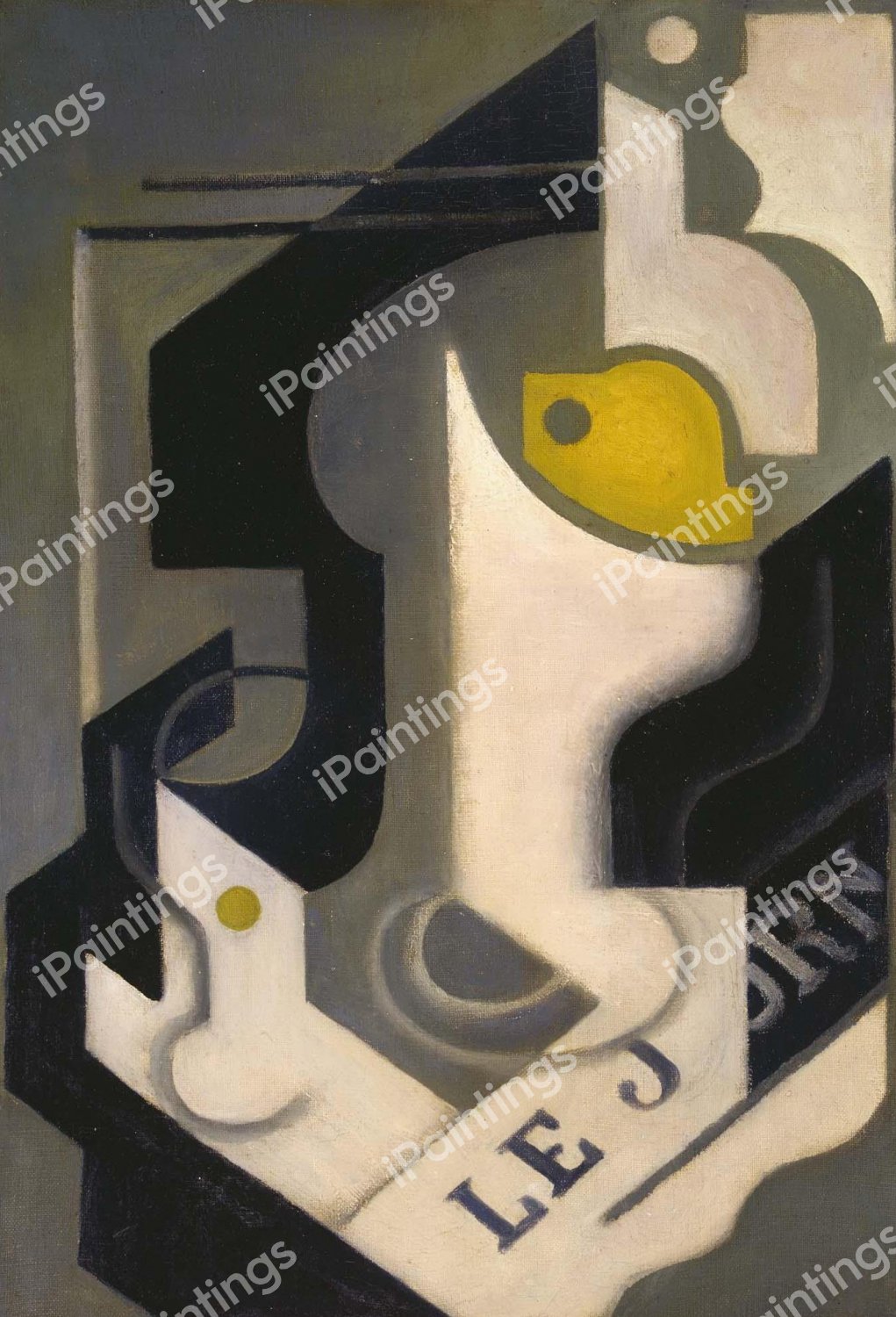 Lemon. The painting by Juan Gris