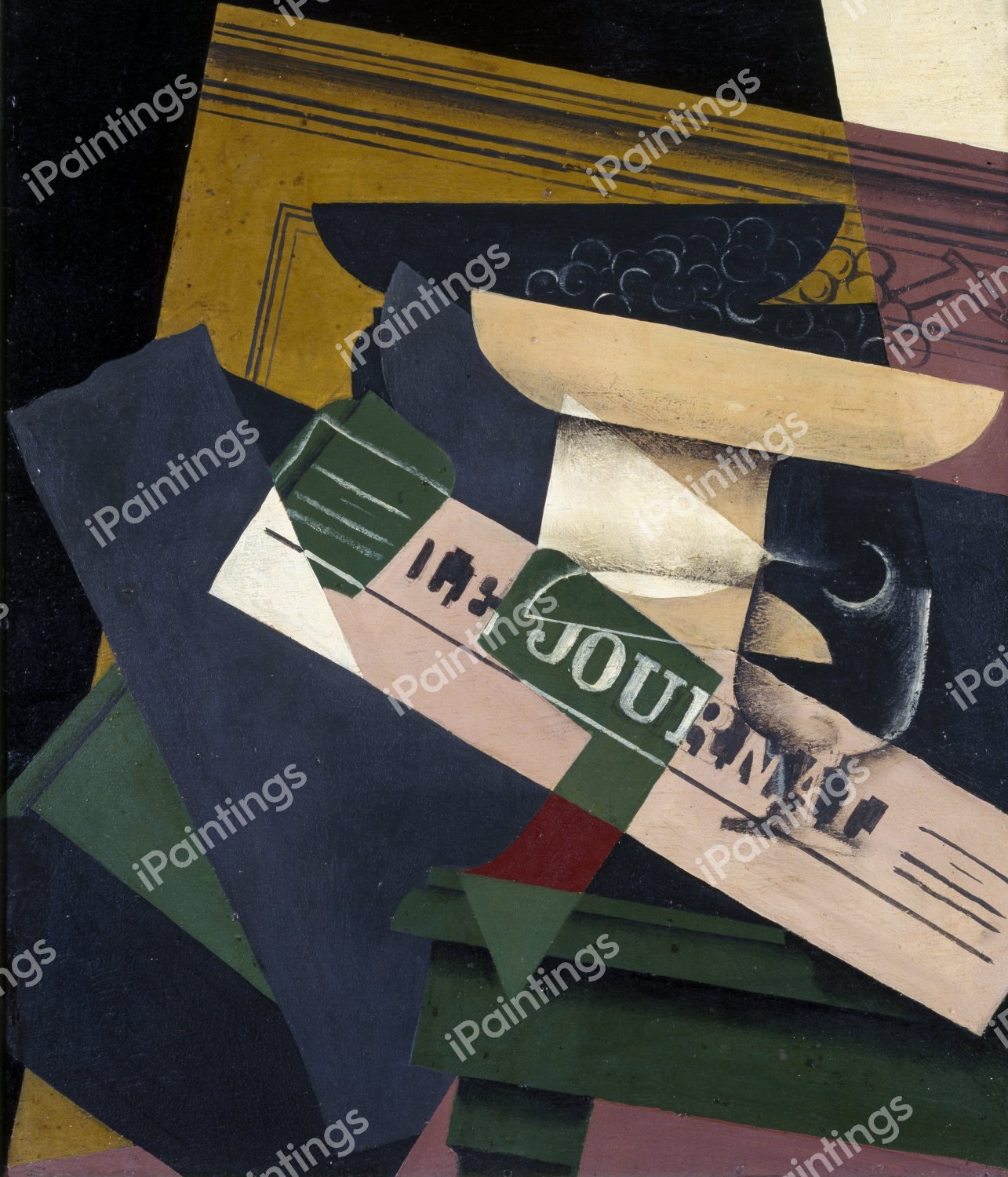 The Grapes. The painting by Juan Gris