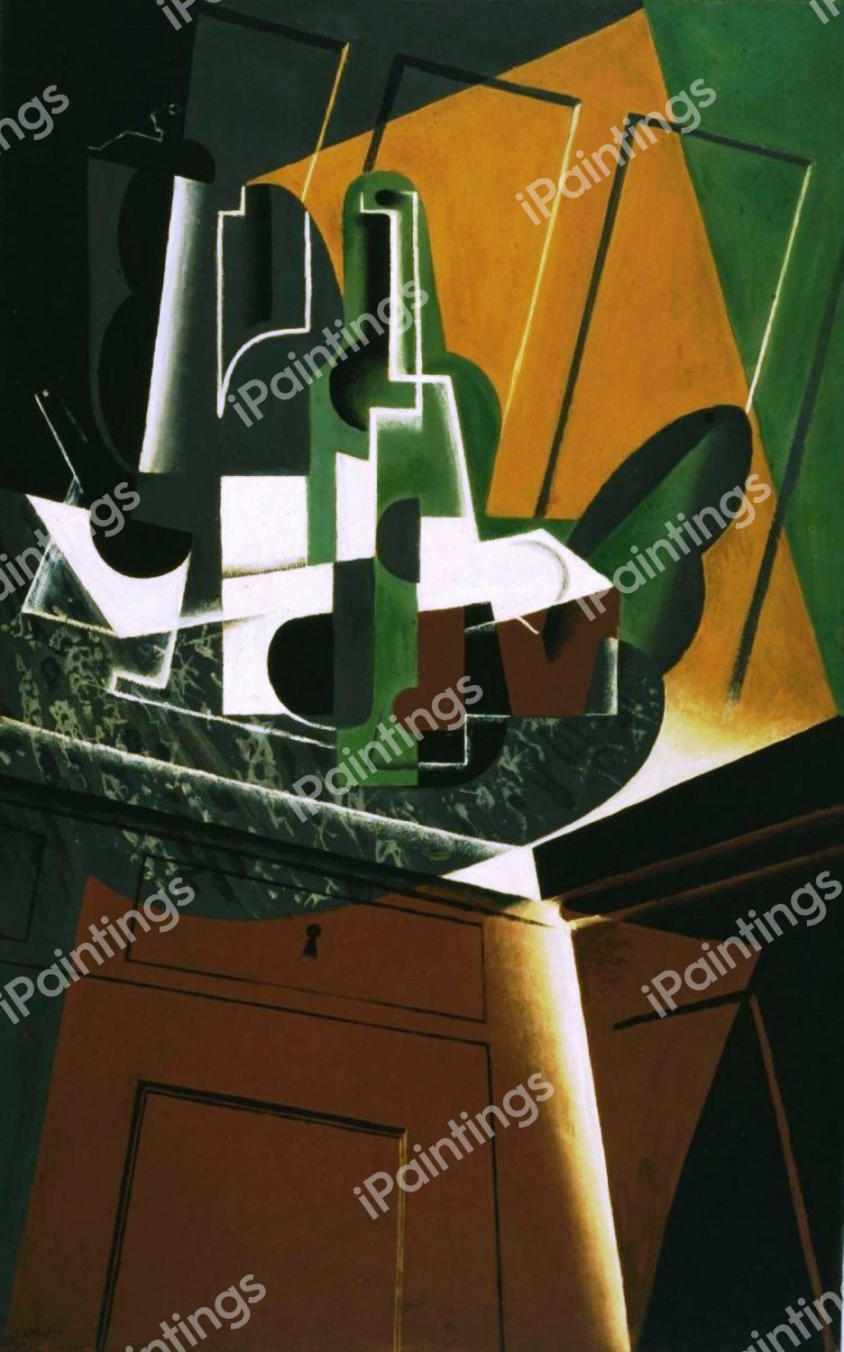 The Sideboard. The painting by Juan Gris