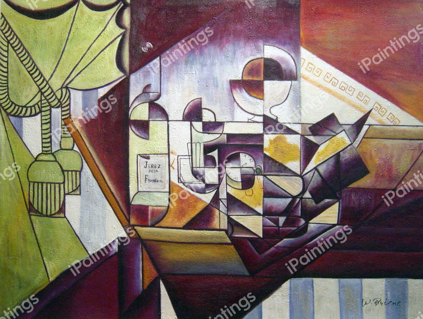 The Watch. The painting by Juan Gris