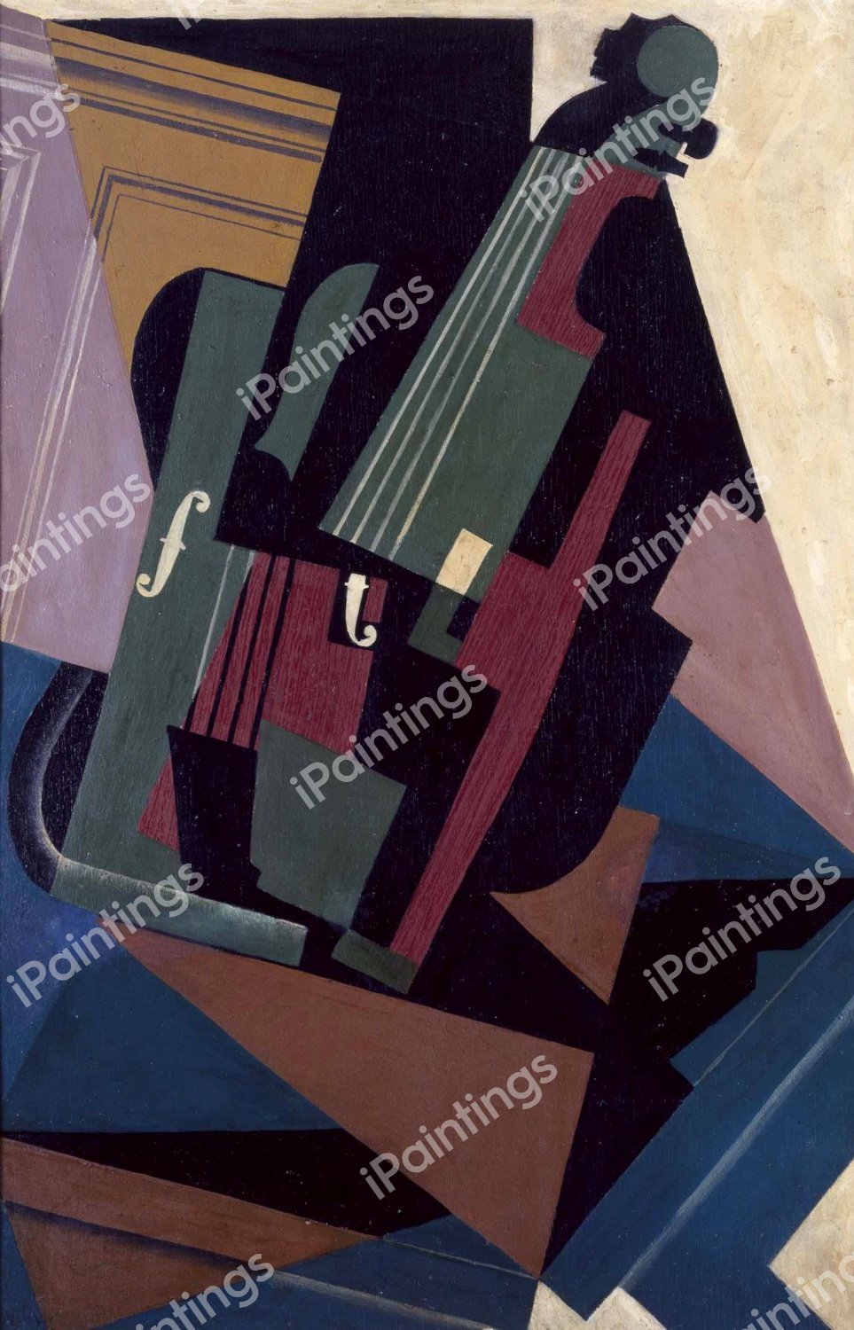 Violin. The painting by Juan Gris