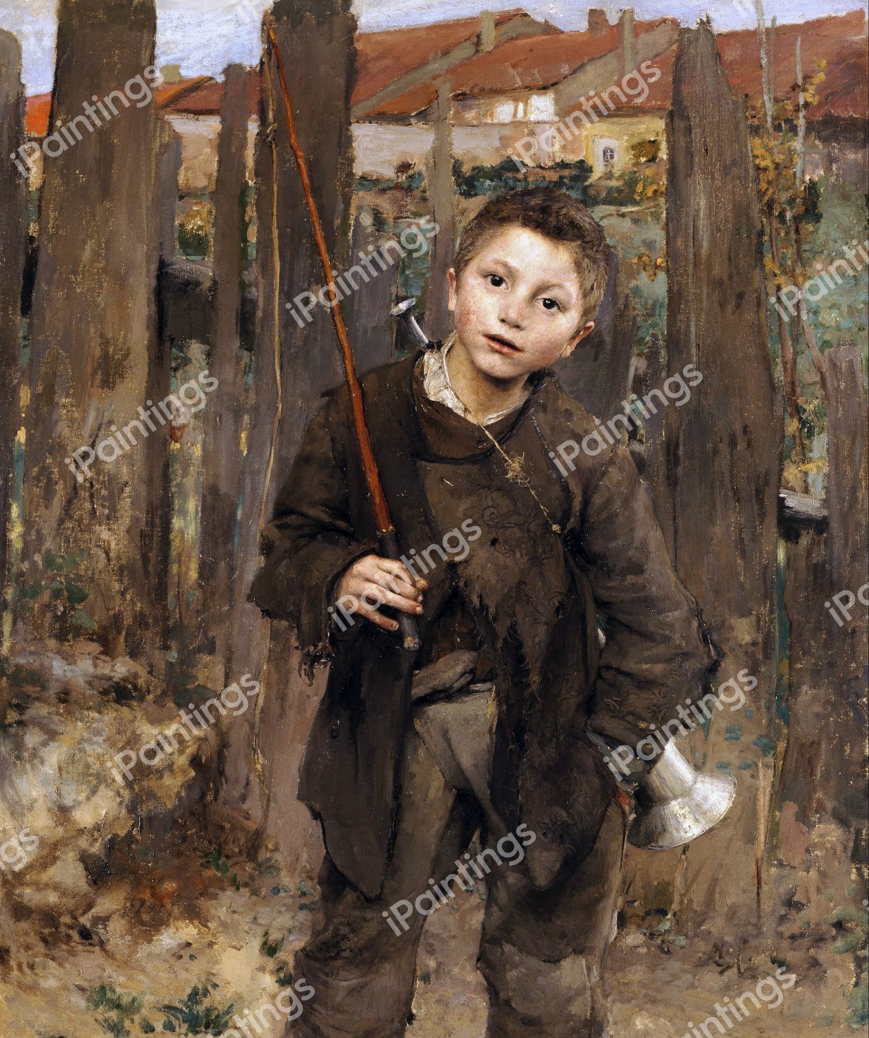Nothing Doing. The painting by Jules Bastien-Lepage