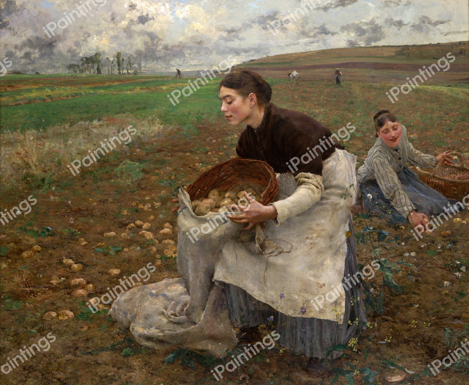 October. The painting by Jules Bastien-Lepage