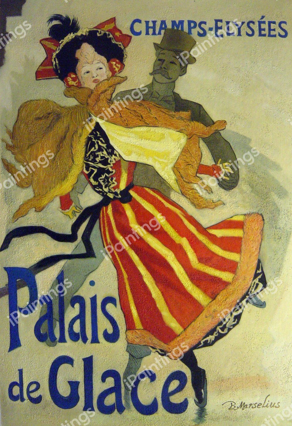 Palais de Glace. The painting by Jules Cheret