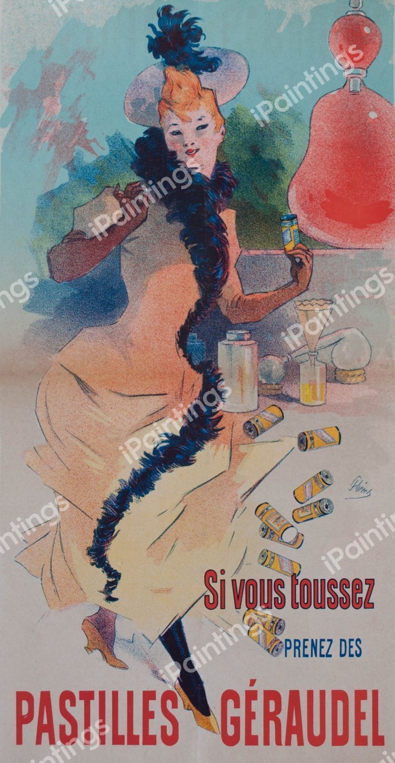 Pastilles Geraudel, 1895. The painting by Jules Cheret