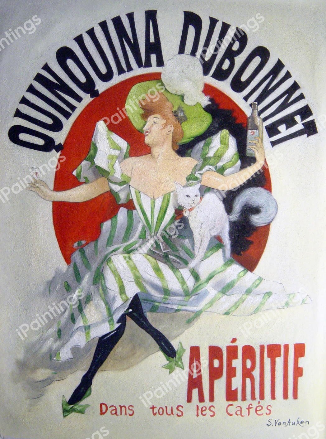 Quinquina Dubonnet. The painting by Jules Cheret