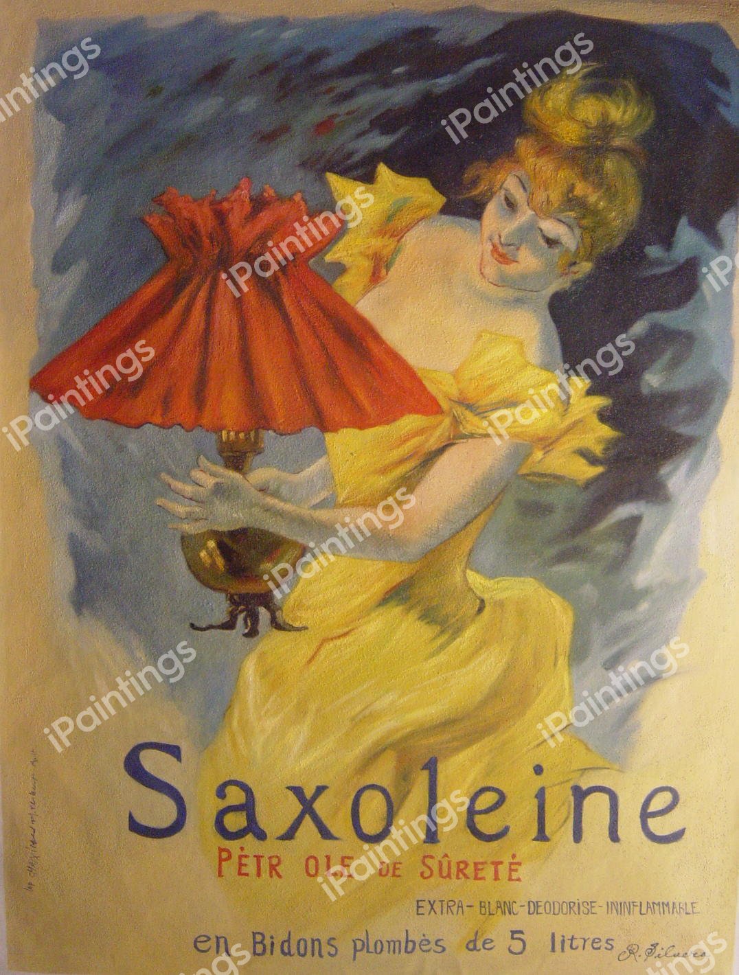 Saxoleine. The painting by Jules Cheret