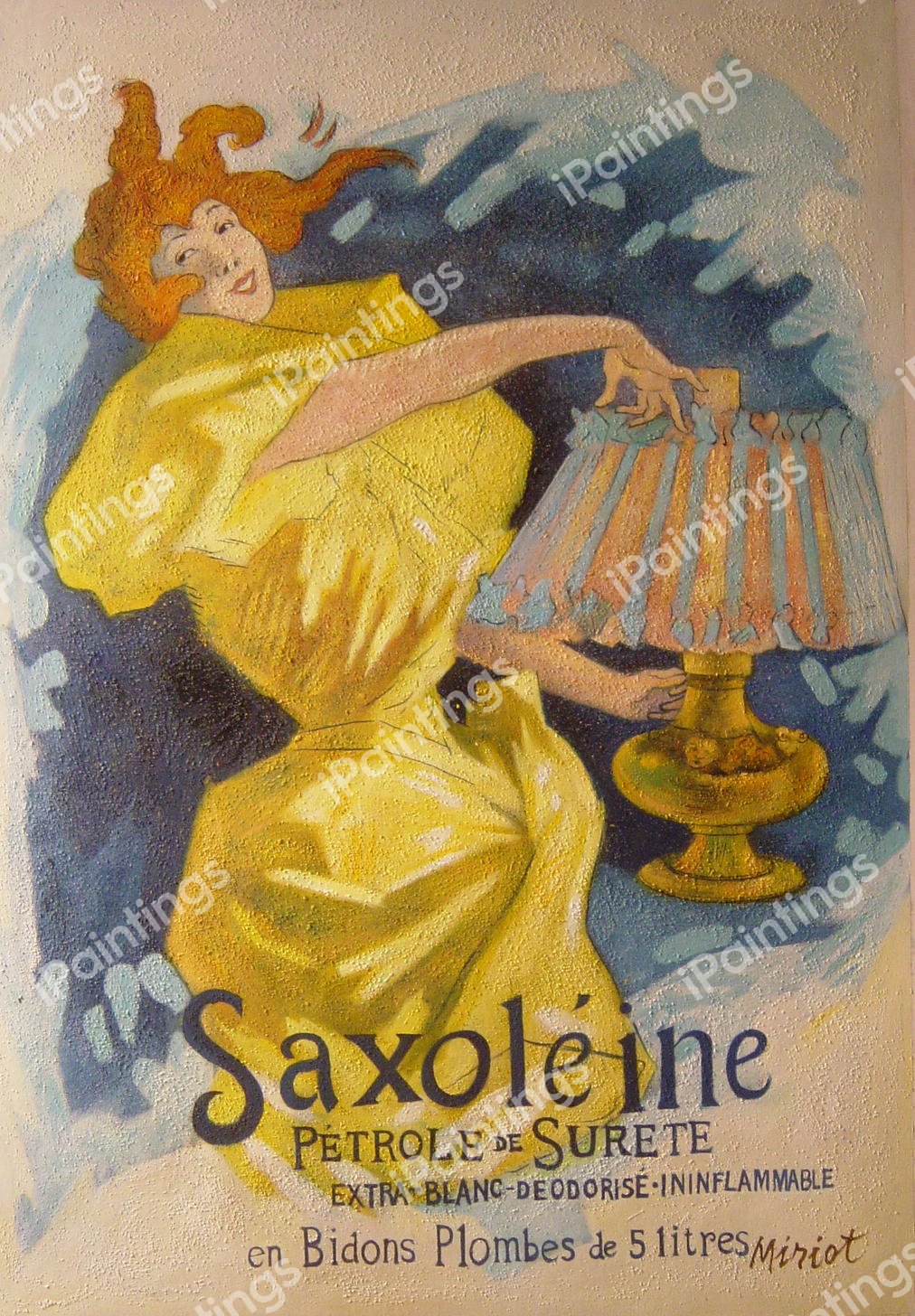 Saxoleine. The painting by Jules Cheret