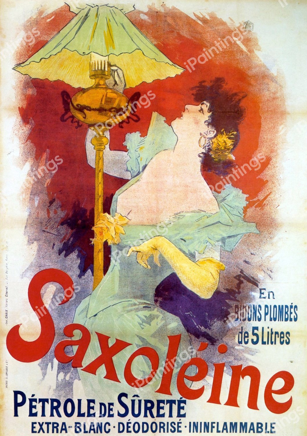 The Saxoleine, 1890. The painting by Jules Cheret