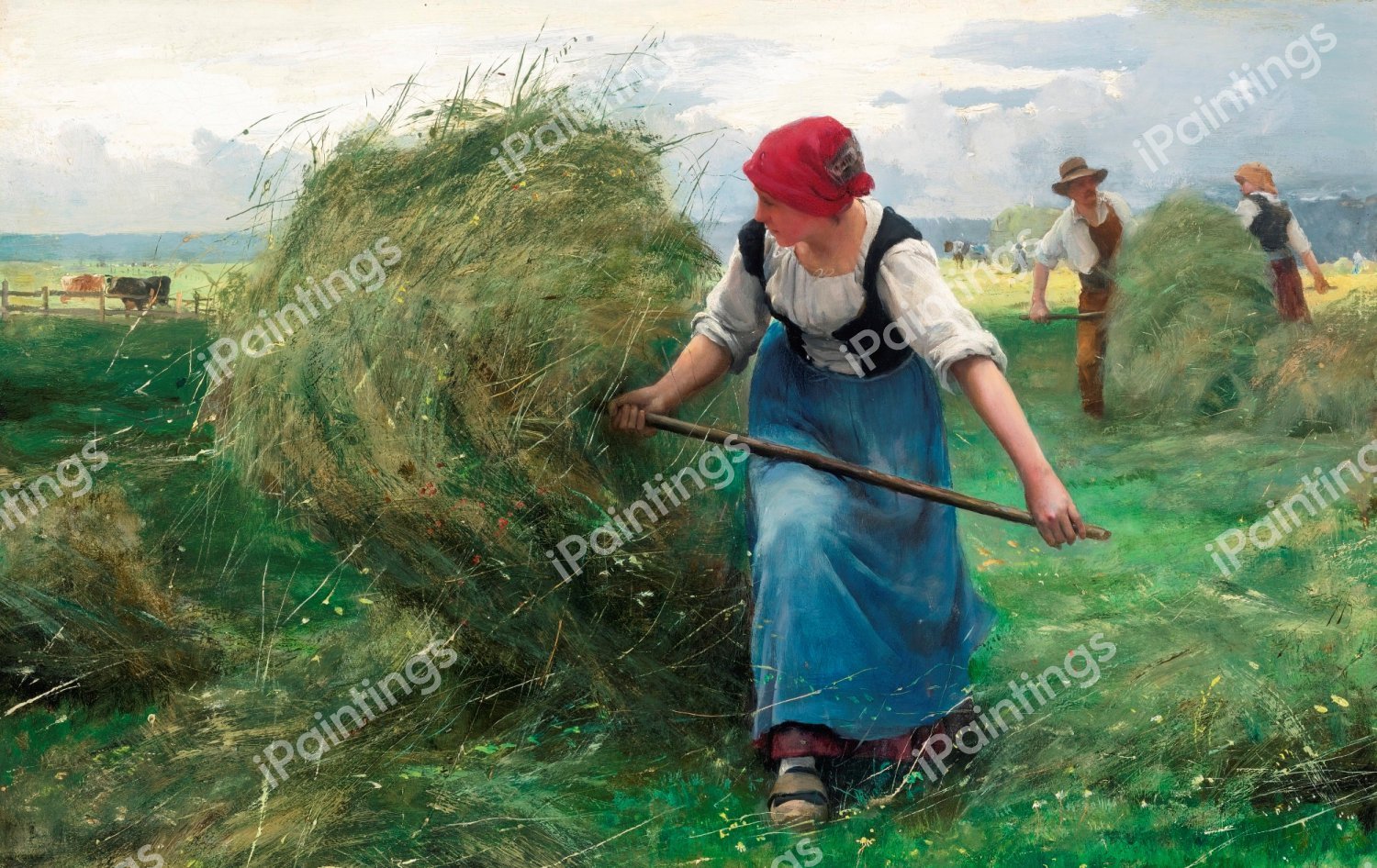 The Reapers. The painting by Julien Dupre