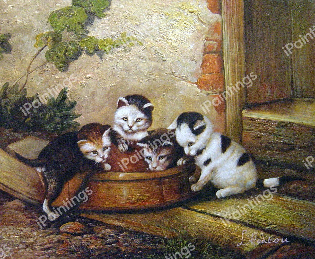 One For All. The painting by Julius Adam