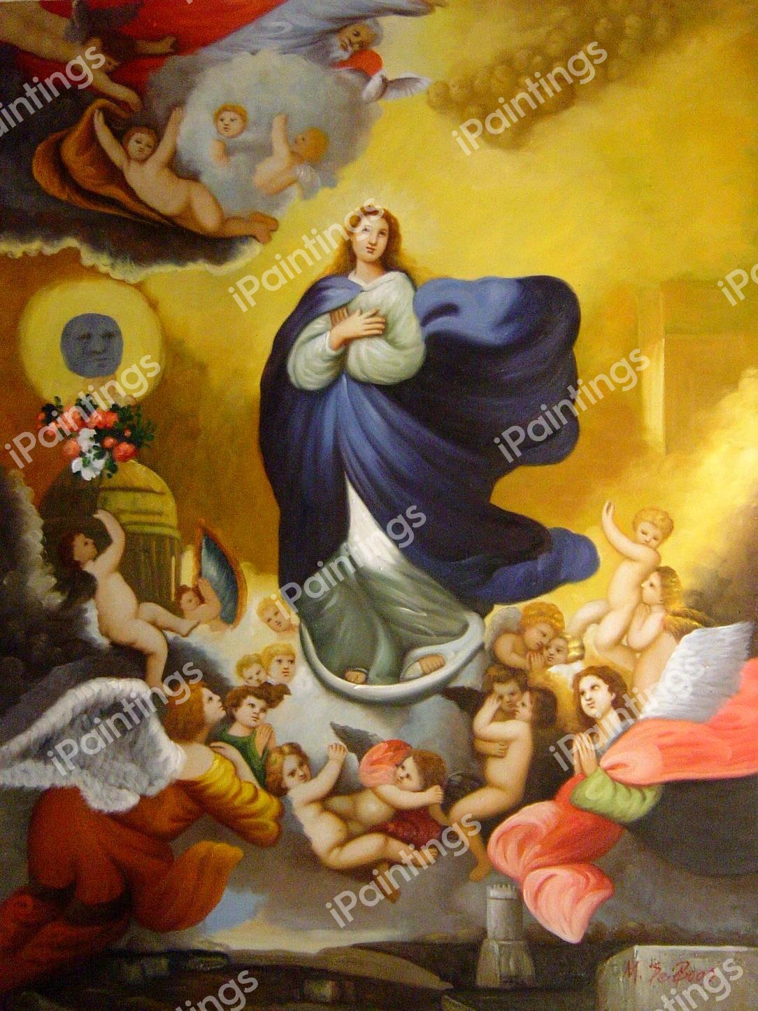 Immaculate Conception. The painting by Jusepe Ribera