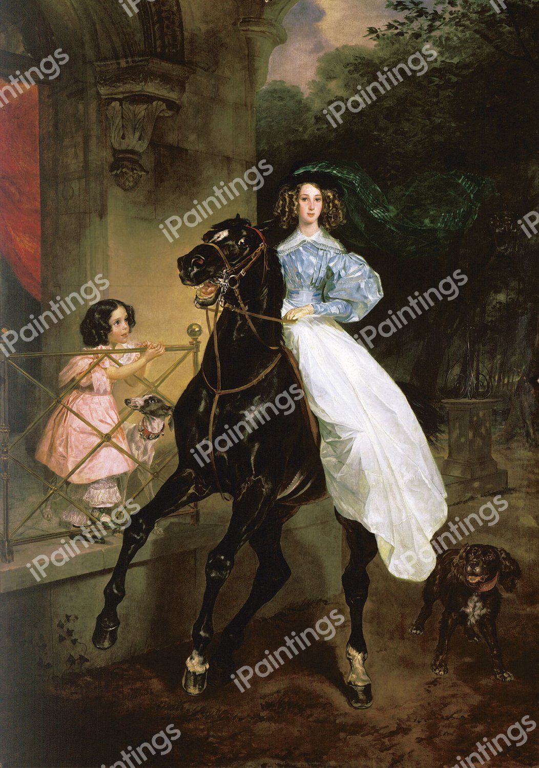Rider. The painting by Karl Pavlovich Bryullov