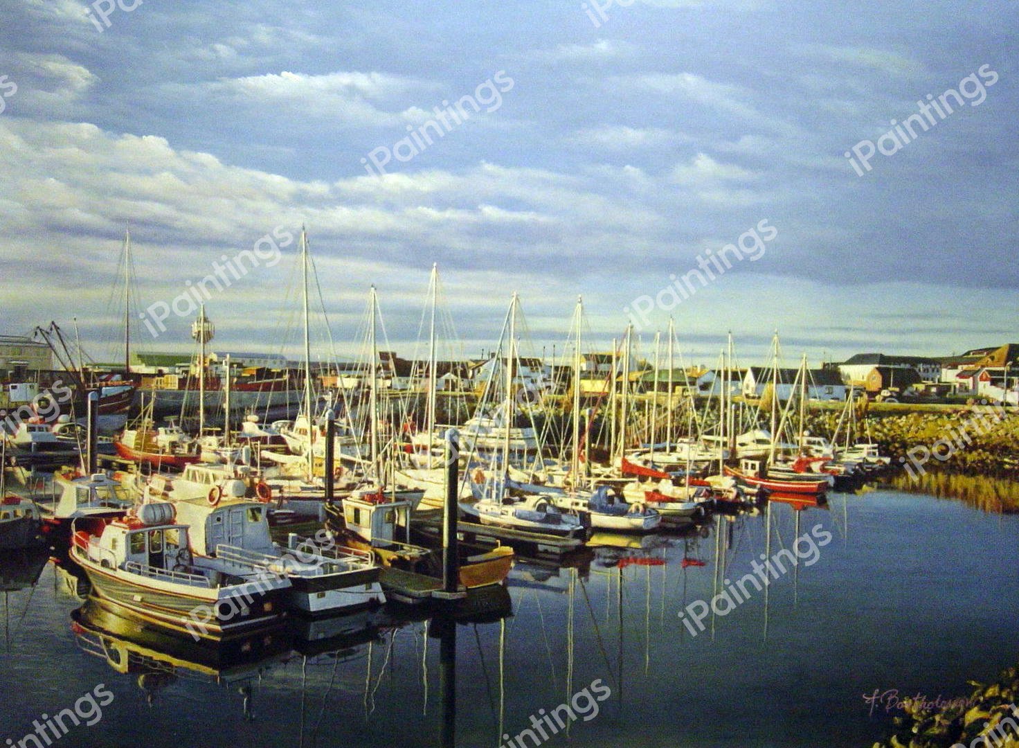 Kilmore Quay. The painting by Our Originals