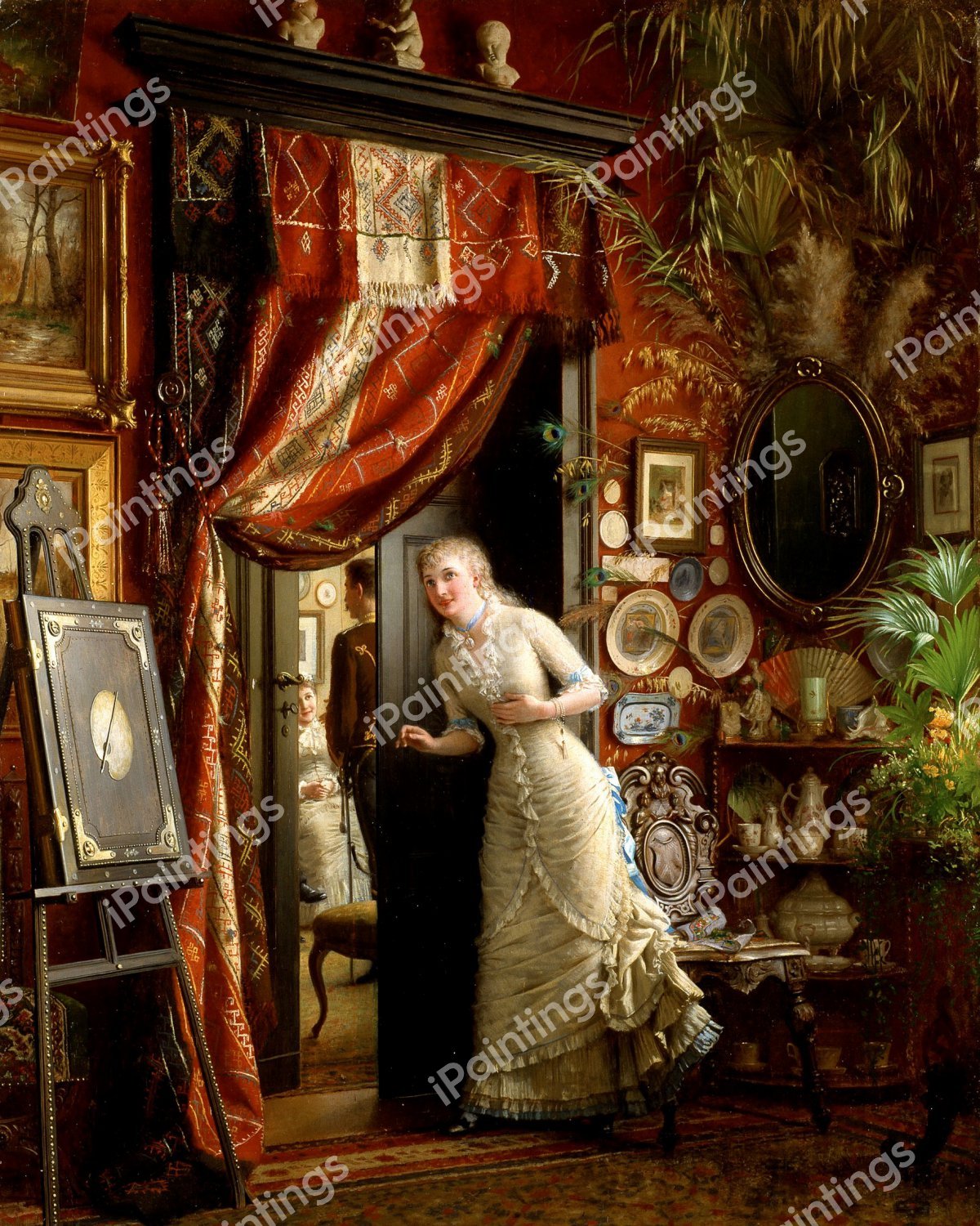 Frieriet. The painting by Knut Ekwall