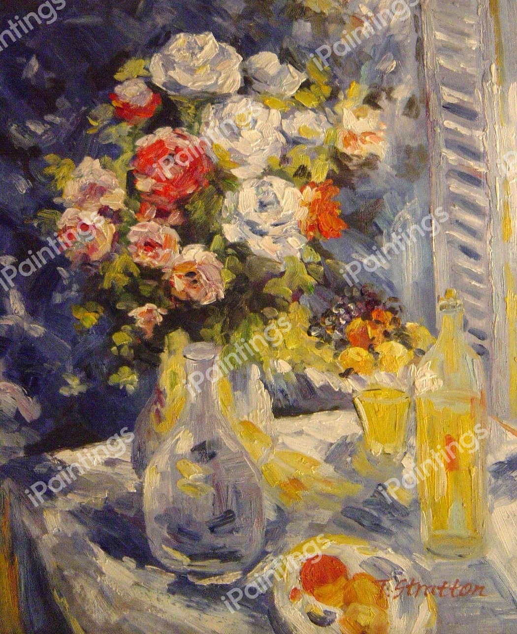 Flowers And Fruit. The painting by Konstantin Korovin