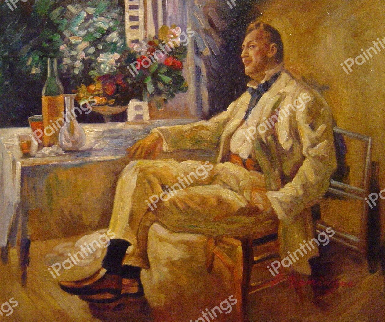 The Opera Singer, Fiodor Shaliapin. The painting by Konstantin Korovin