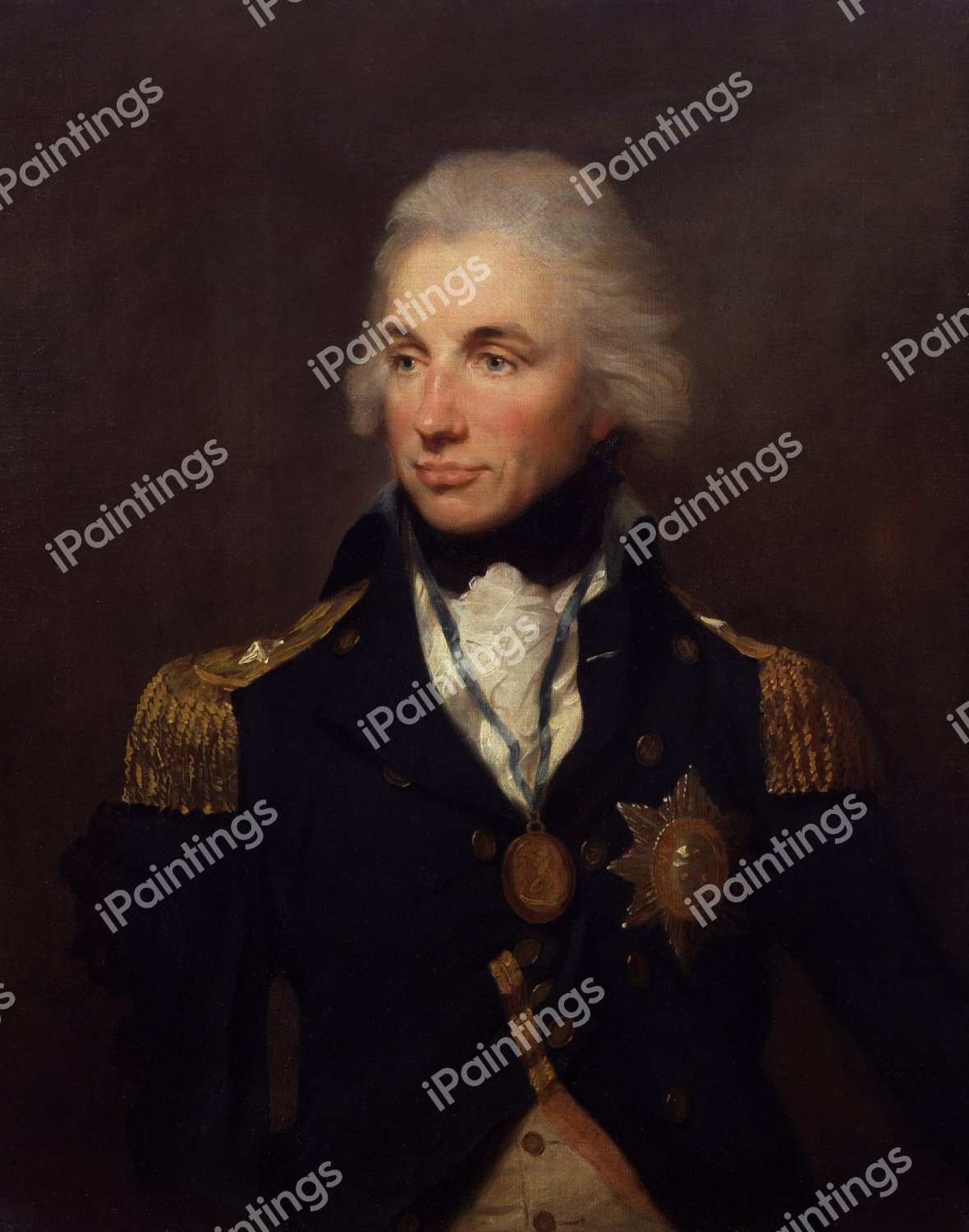 Horatio Nelson, Viscount Nelson. The painting by Lemuel Francis Abbott